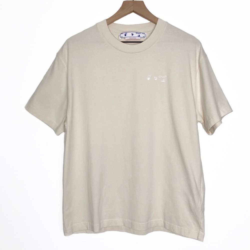 OFF-WHITE Short Sleeve Tee Shirt L